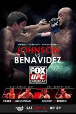 Watch UFC On Fox Johnson vs Benavidez II Letmewatchthis