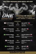 Watch ONE FC 2 Battle of Heroes Undercard Letmewatchthis