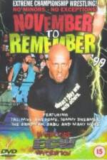 Watch ECW - November To Remember '99 Letmewatchthis