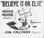 Watch Believe It or Else (Short 1939) Letmewatchthis