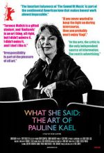 Watch What She Said: The Art of Pauline Kael Letmewatchthis
