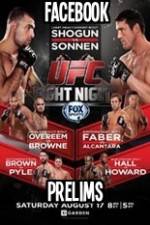 Watch UFC Fight Night 26 Facebook Prelims Letmewatchthis